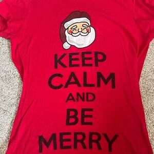 Freeze Red Santa Graphic T-Shirt
